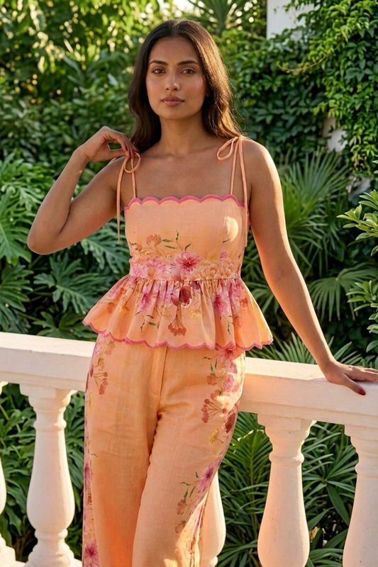 AMELIA PEPLUM TOP