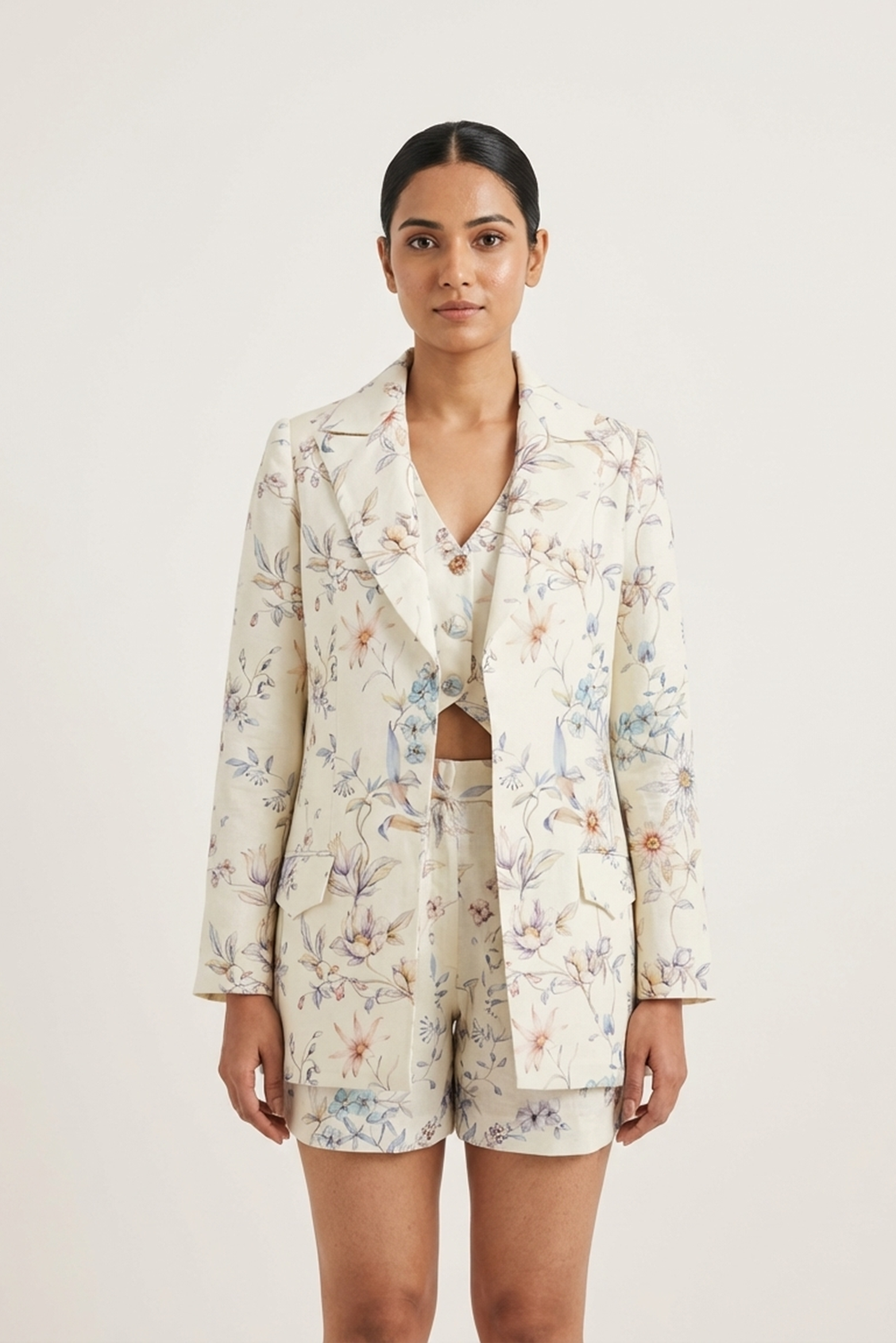 CLEA WAISTCOAT, CLEA SHORTS AND CLEA BLAZER