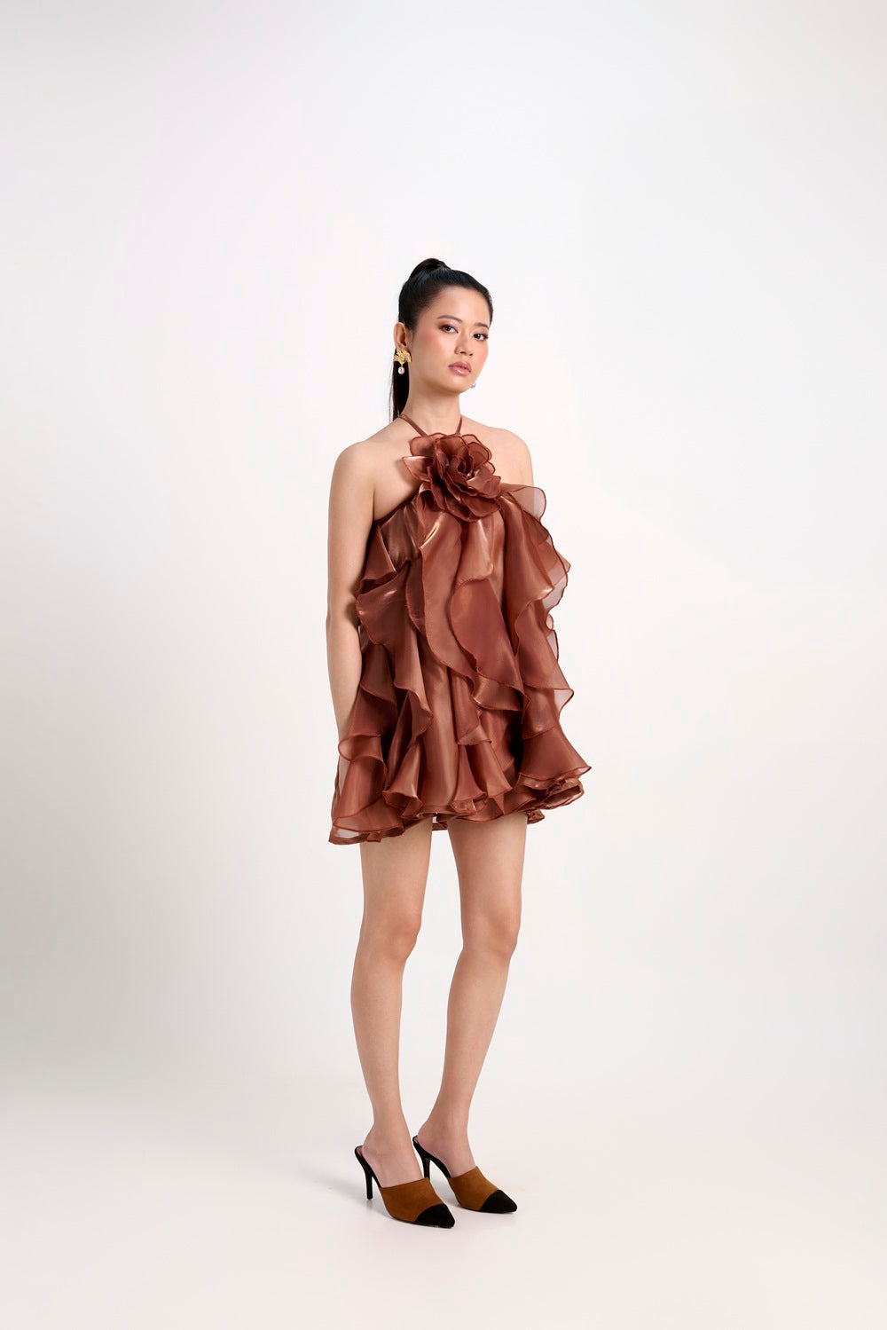 KHUSHNAZ TURNER IN OUR CLAIRE SHORT DRESS