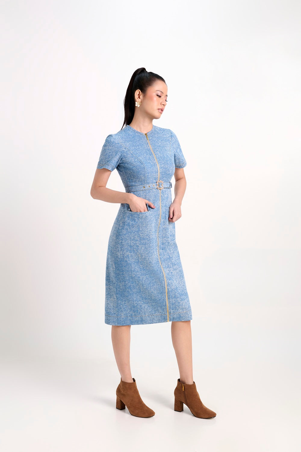 ASPEN MIDI DRESS