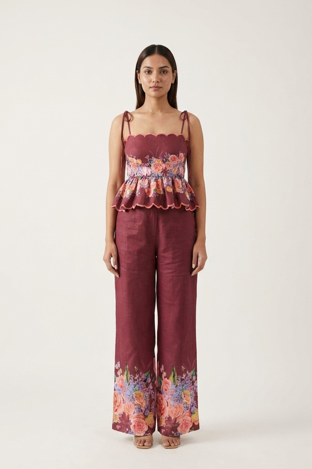 CYNTHIA PEPLUM TOP