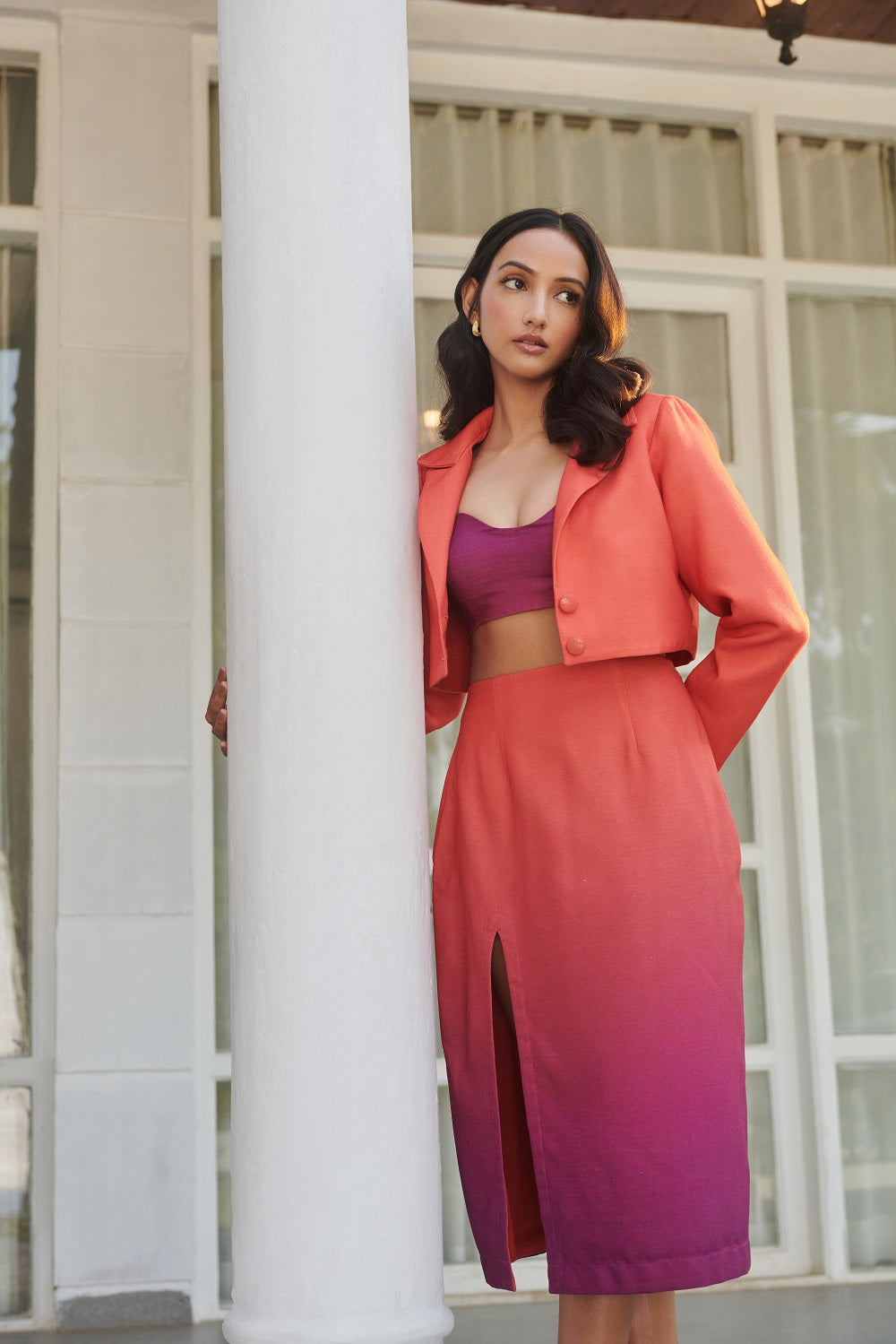 ALYSSA MIDI SKIRT