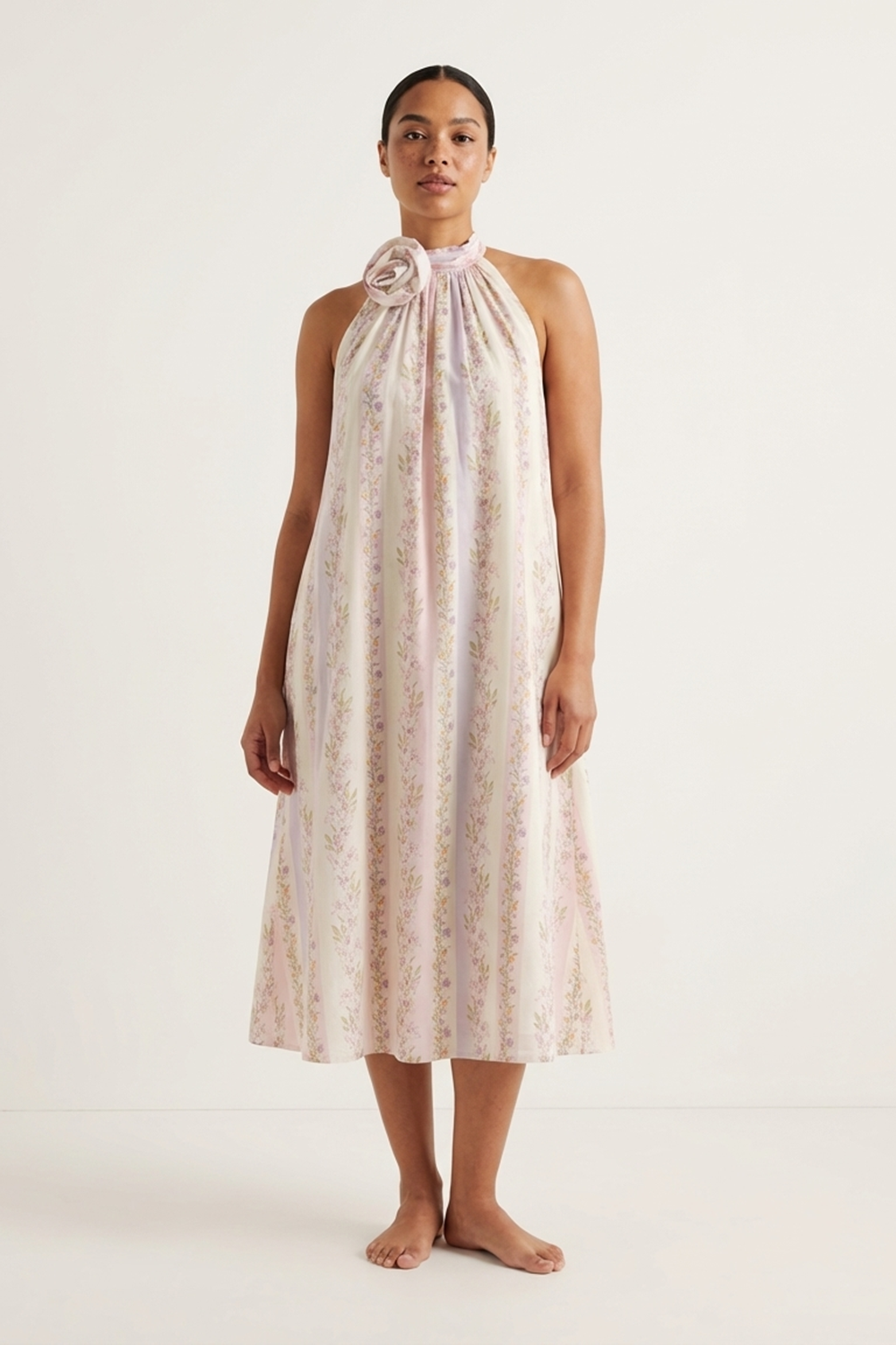 SAGE MIDI DRESS