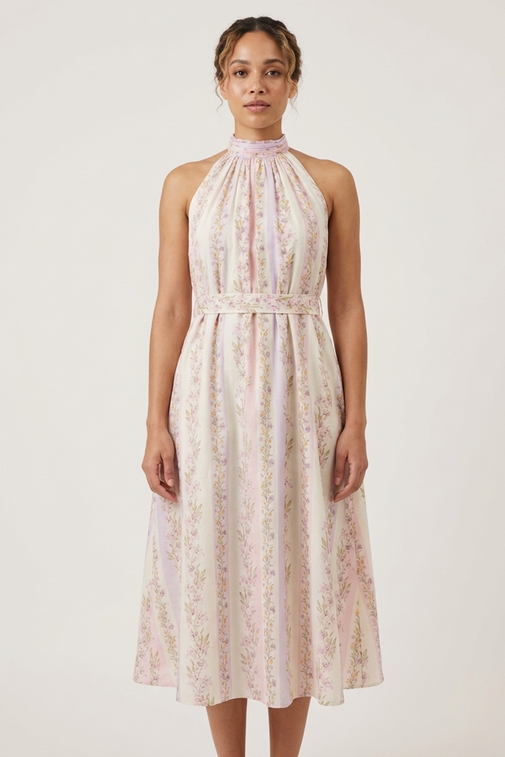 SAGE MIDI DRESS