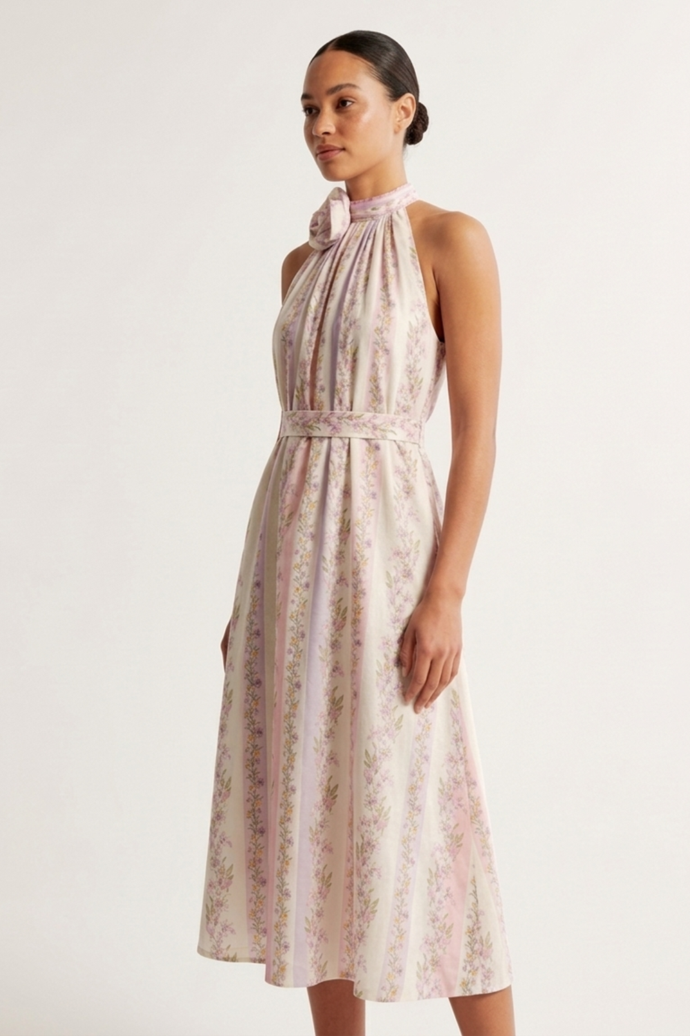 SAGE MIDI DRESS