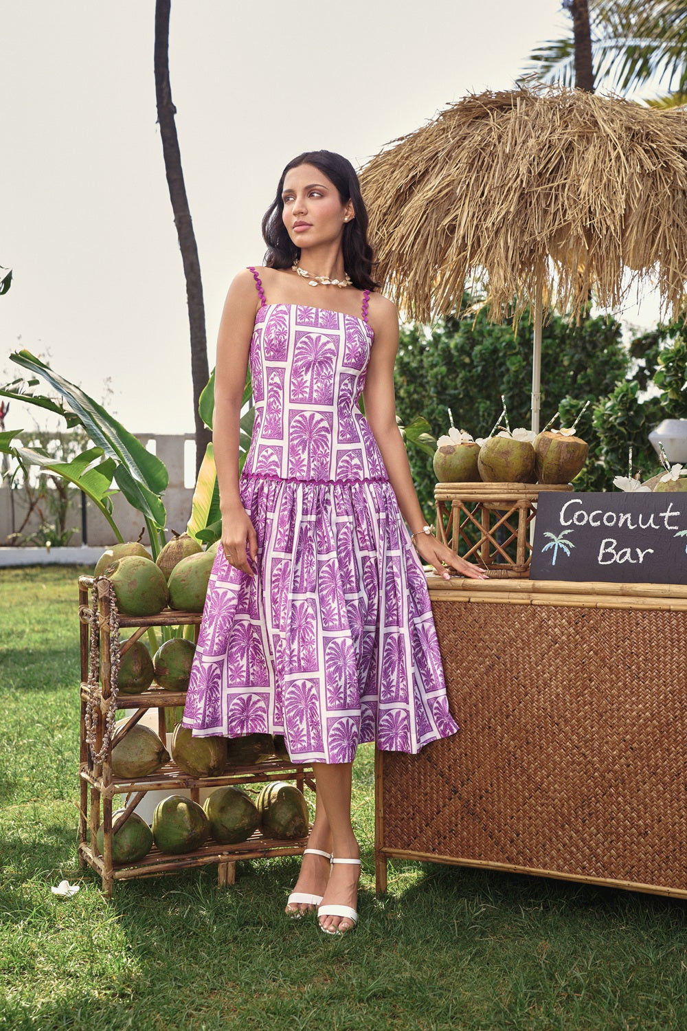 ULA MIDI DRESS