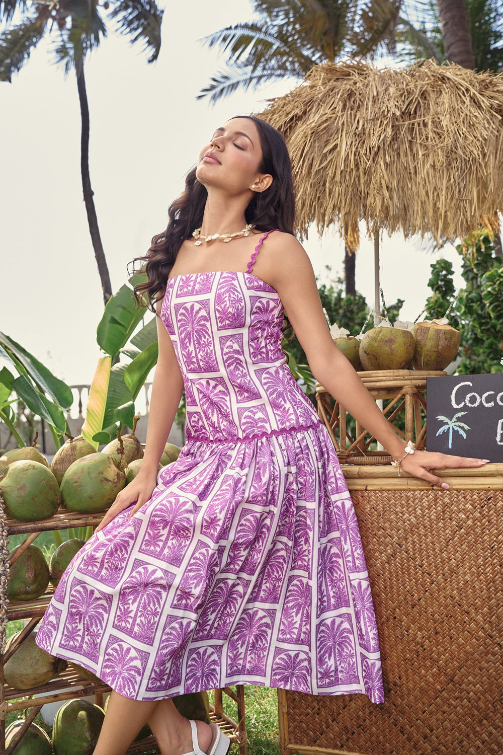ULA MIDI DRESS