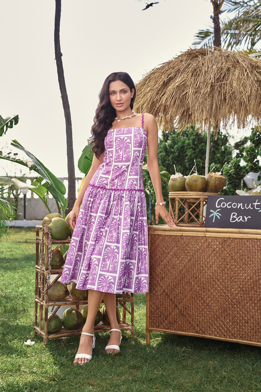 ULA MIDI DRESS